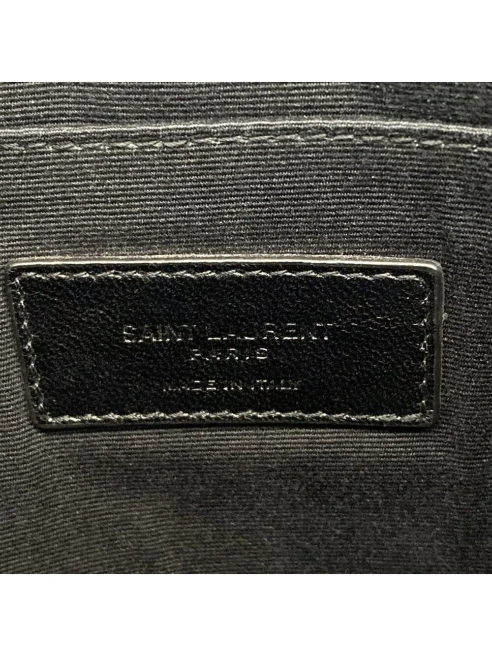 Saint Laurent Paris Clutch Black Studs Leather - Picture 7 of 10